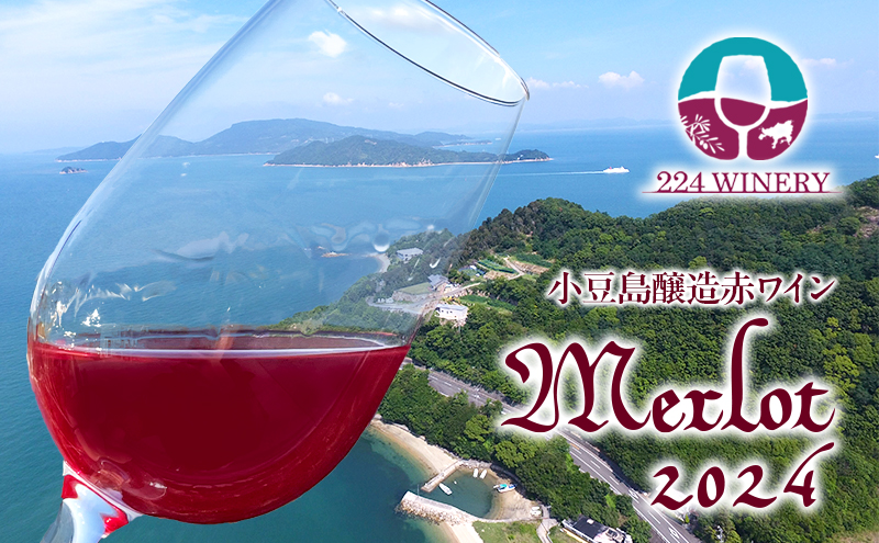 赤ワイン ワイン メルロー 720ml 小豆島 国産 日本ワイン 2024