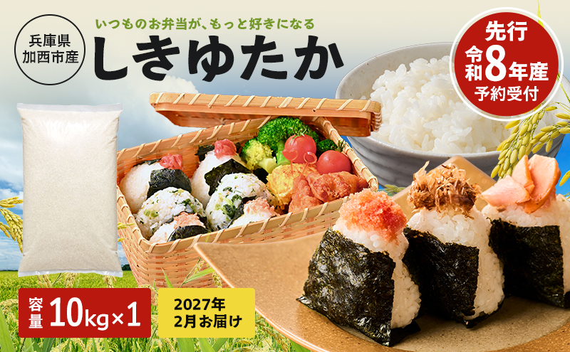 令和8年産 先行受付】しきゆたか 白米 10kg《2027年2月発送》